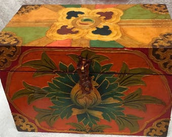 Tibetan Painted Box
