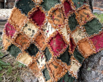 SUGAR PINE HILL Rag Quilt Kit - 84 Pre-fringed Moda Flannel Fabric Squares