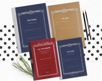 Hand Brush Lettering Journal Practice Sheets Japan Notebook Japanese notebook practice Graph grid notebook Japan Calligraphy practice sheets