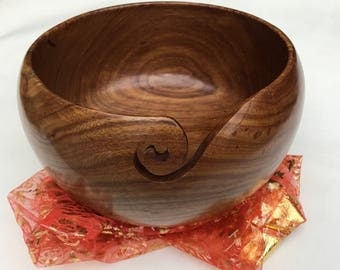 Indian Rosewood Yarn Bowl