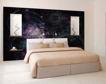 Wall Mural Abstract, Wall Mural Magic, Abstract Wallpaper, Magic Wall Decal