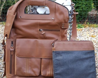 Leather Laptop Bag | Etsy