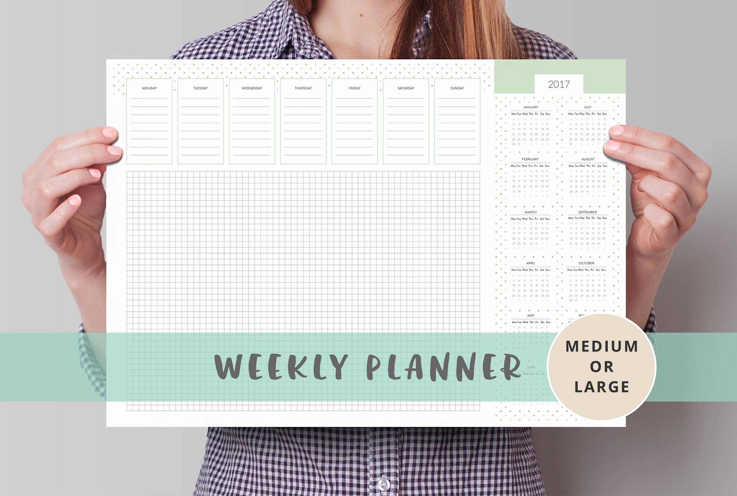 Weekly Calendar Pad