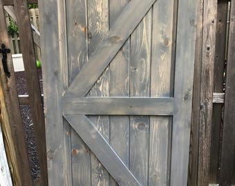 Barn Door British Brace Style