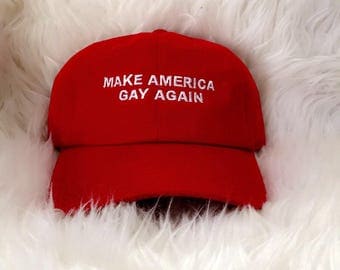 Make America Gay Again Dad Cap