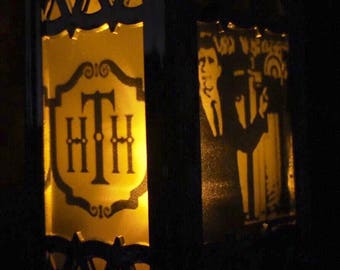 Disney Hollywood Tower Hotel Inspired Battery-Operated Plastic Mini Lanterns (Gold)