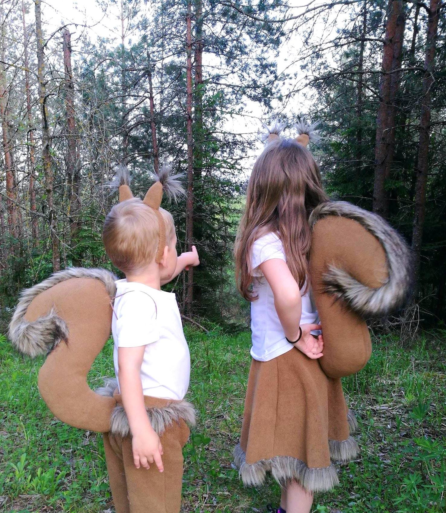 Brown Squirrel boy costume / Kids brown squirrel Costume