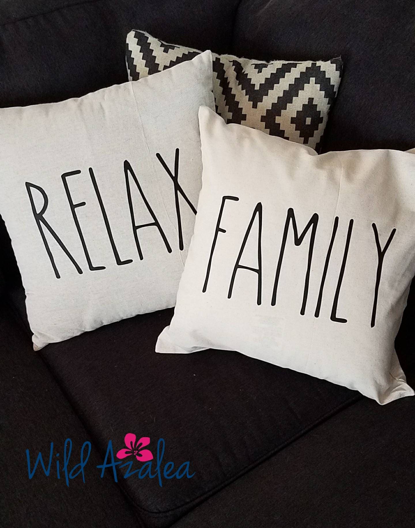 Rae Dunn Inspired Pillow Cover