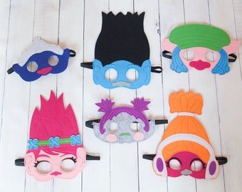 Trolls Mask Party Favor Dress up Costume