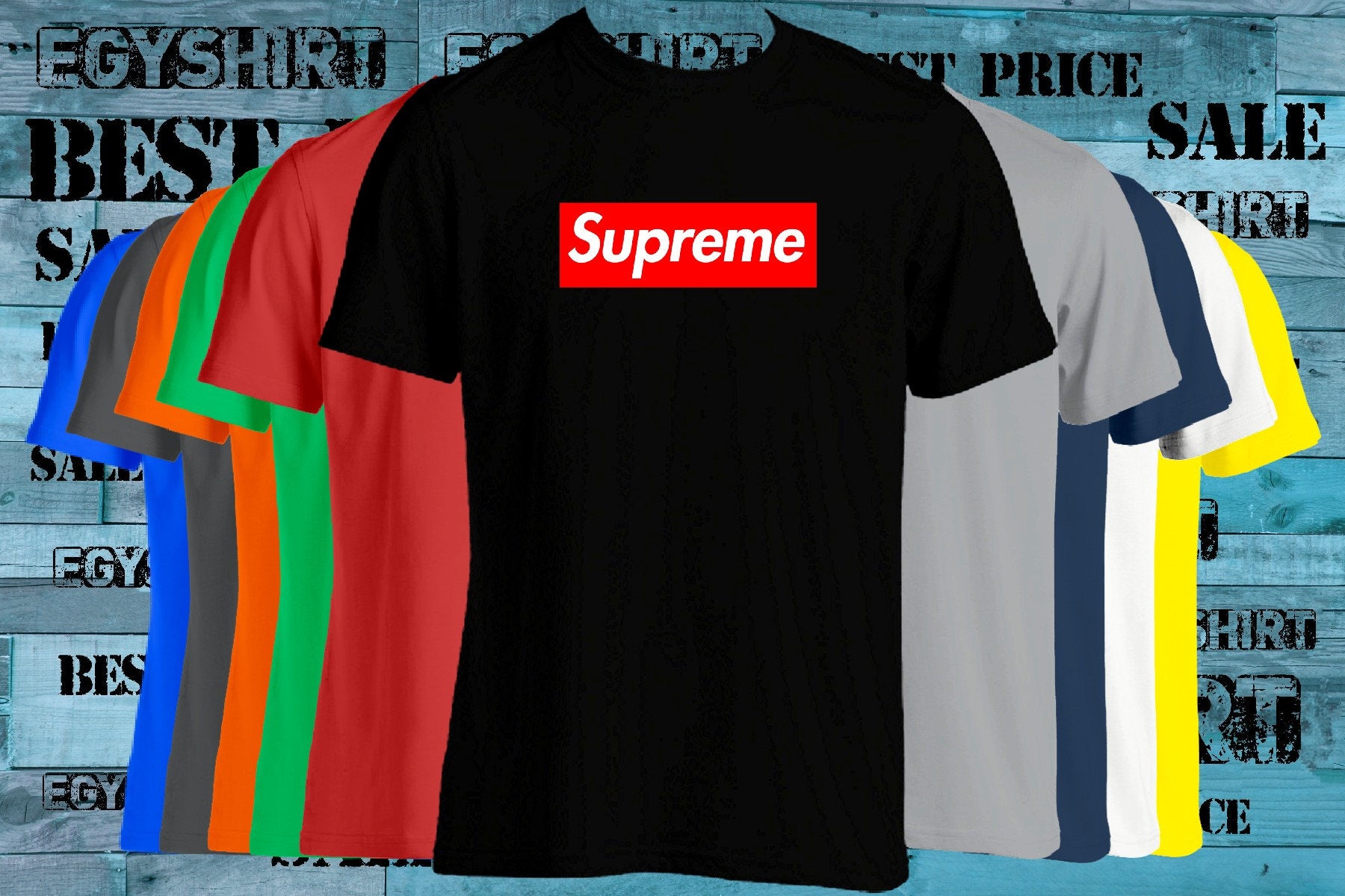 Red Supreme Box Logo Supreme T-shirt Supreme Shirt Trending
