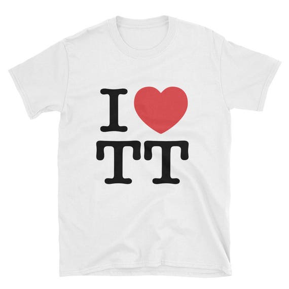 I Love TT Heart Motorsports Unisex T-Shirt