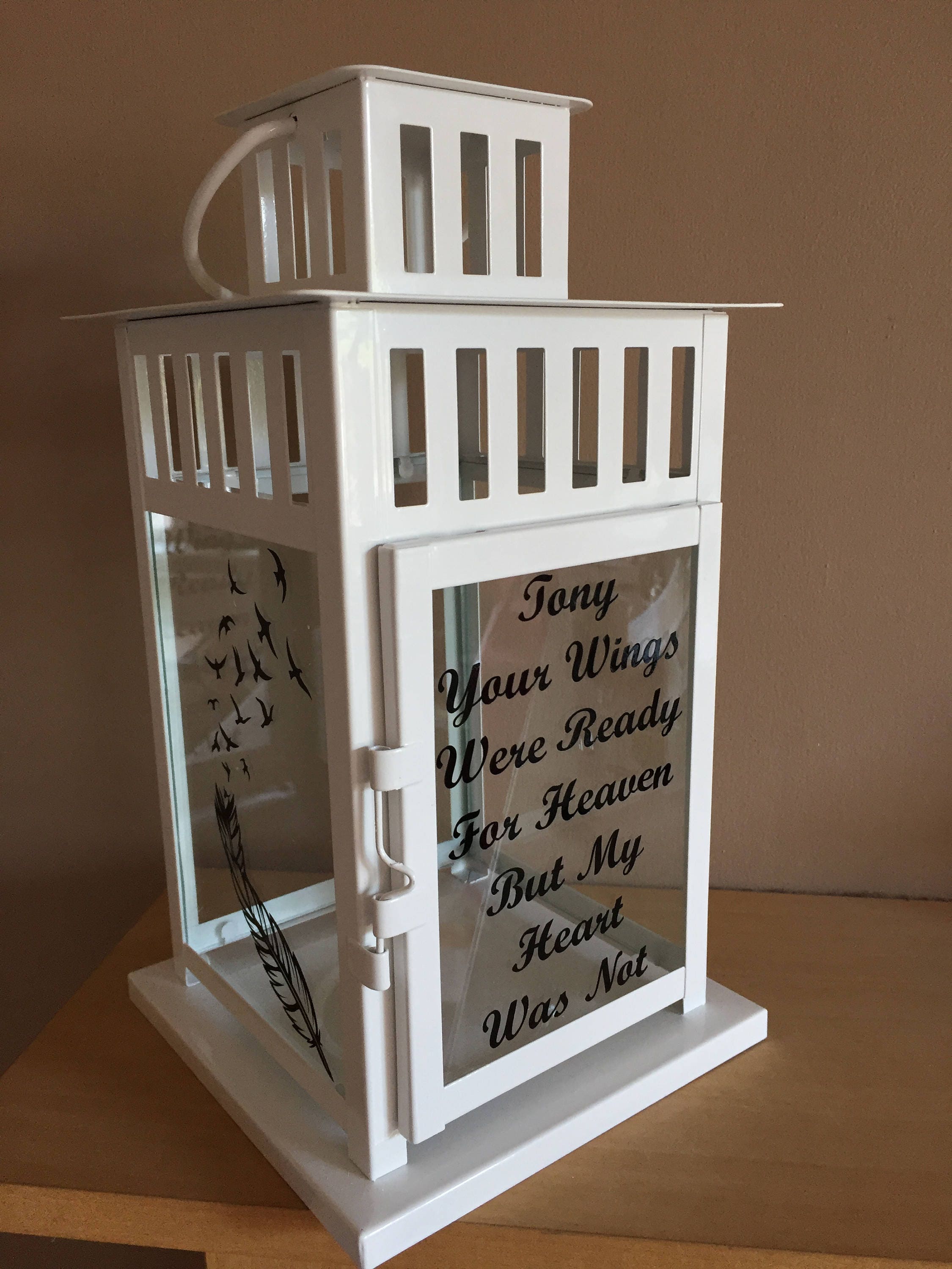 Memorial lantern memorial gift remembrance lantern