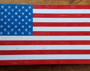 Wooden American Flag Wall Art pallet flags | etsy Wooden American Flag Wall Art pallet flags | etsy