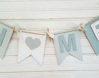 28" Wood Banner, Wood signs, wood wall art,Wall hanging, Home decor, House warming Gift, cottage style, wall art,
