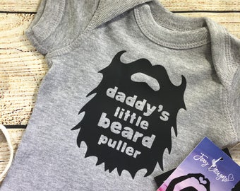 baby beard shirts, beard shirt, funny baby shirts, beard baby clothes, gift from baby, daddys girl, daddys little girl, daddys little man,