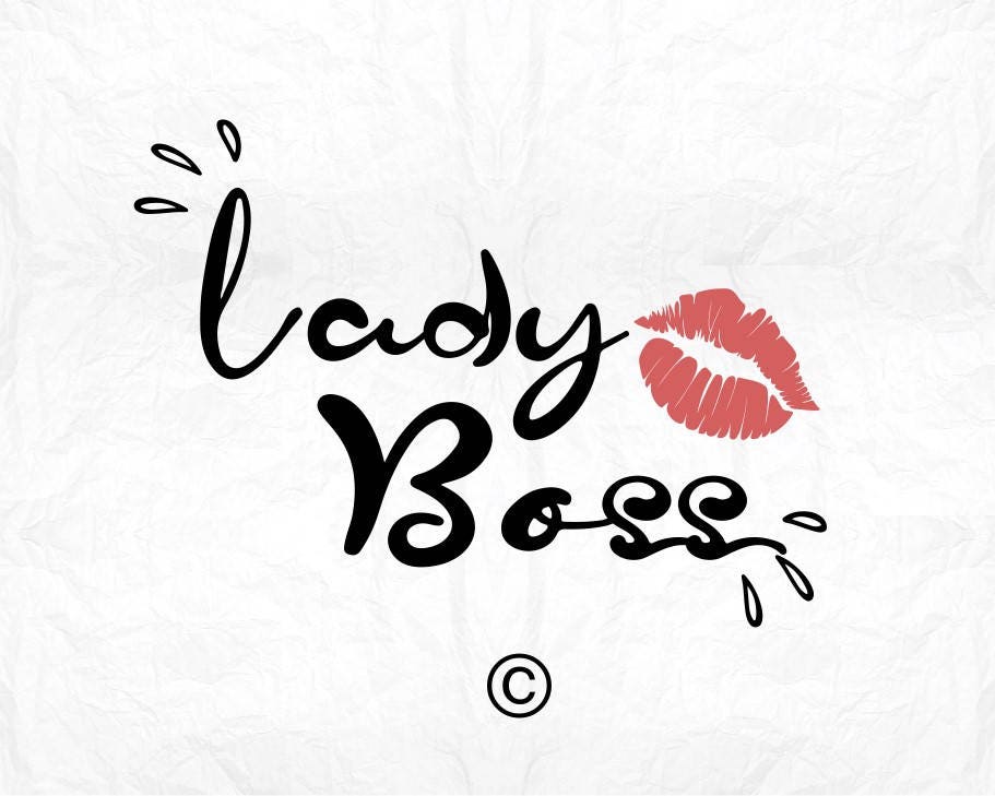 Download lady boss lips SVG Clipart Cut Files Silhouette Cameo Svg for