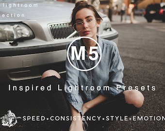 M5 VSCOCam Inspired Moody & Warm Lightroom Preset Professional Film Filters by Filter Collective