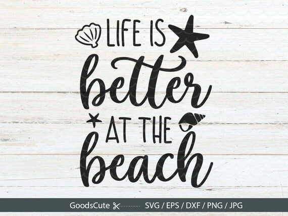 Download Life is better at the beach SVG Summer SVG Beach SVG Clipart