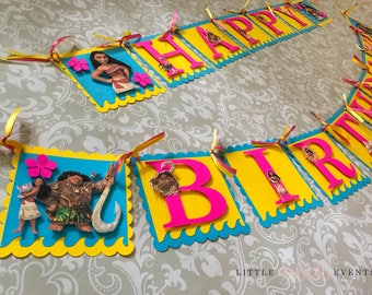 Moana Birthday Banner, Moana Banner, Moana Birthday, Moana, Moana Party, Moana Party Supplies