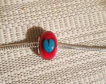 925 Sterling Silver Murano Glass Charms