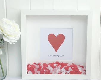 Wedding date frame | Etsy