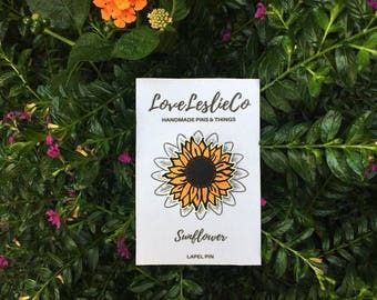 Sunflower Pin