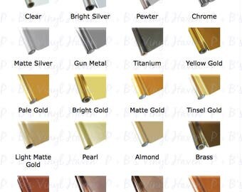 Textile Foil/Premium Textile Thermo HTV with Siser EasyWeed Adhesive/Foil Heat Transfer Vinyl (Iron-On)/Heat Press/HTV Vinyl/Shirt Vinyl