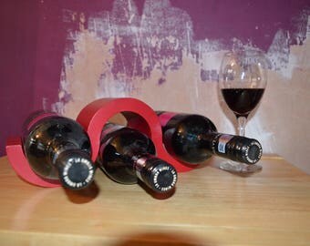 3 Bottle Wine Rack