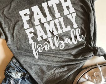 Faith Family Football SVG, PDF, PNG, dxf Design