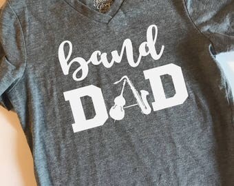 Band Dad SVG, PDF, PNG, Dxf Design