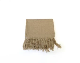 beige mexican rebozo | rebozos de artesania mexicana | shawl, scarf, baby wrap, carrier | mexikaner schal | mexique écharpe |