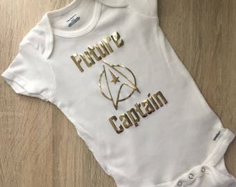 Star Trek Onesie, Star Trek Baby, Star Trek Baby Gift, Nerd Onesie, Astronaut Baby, Baby Clothes