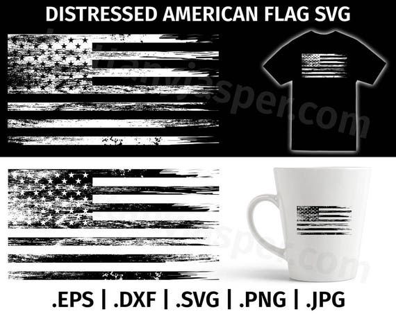 Download United States of America Distressed Flag SVG Design - Clip ...