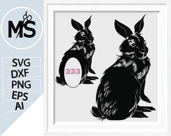 70% OFF, Easter Bunny SVG, Bunny svg files, Bunny Split monogram SVG, Circle monogram frames, Designer Edition and Cricut Design Space