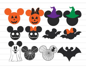 Download Mickey Halloween SVG DXF Mickey Halloween Clipart Mickey