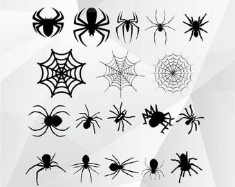 Spider svg,png,jpg,eps/Spider clipart for Print,Design,Silhouette,Cricut and any more