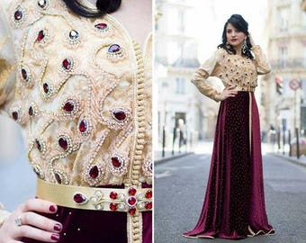 Wedding moroccan caftan dress - caftan marocain pour mariage