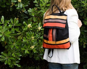 Zaino Large - Backpack Large - Backpack - Travel Backpack - Made in Italy Backpack - Zaino - Zaino Made in Italy - Zaino da viaggio