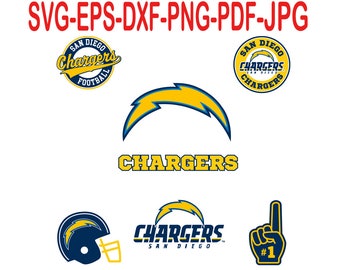 San diego chargers | Etsy