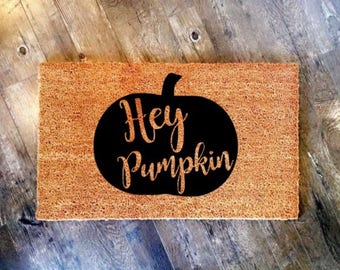 Fall Doormat | Pumpkin Doormat | Autumn Doormat | Custom Doormat | Personalized Doormat
