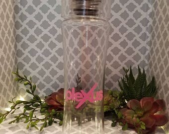 Plexus Inspired 16oz BPA Free Sport Water Bottle (Pink)