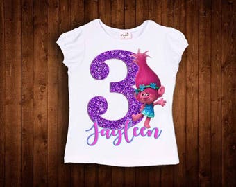 inspired by princess poppy birthday shirt
