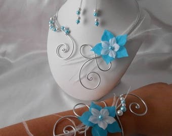 Wedding Austria 3 piece necklace set, bracelet & earrings