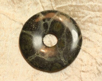Semi precious stone Donut pendant Jasper Kambaba 18 4558550022882 No. 45mm