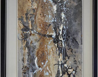 lacquered painting, pasted on board TB408