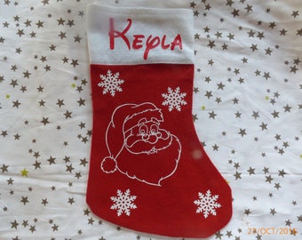 Cute Christmas stocking personalized with name