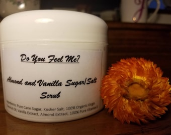 Homemade Almond and Vanilla Sugar/Salt Scrub