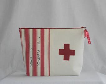 Red medicine bag