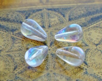 Crystal AB Czech glass drop