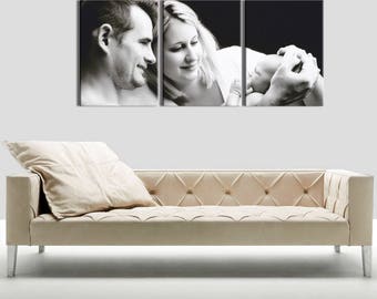 Canvas triptych evolution 3 x(55x80) frame 3D (28 mm)